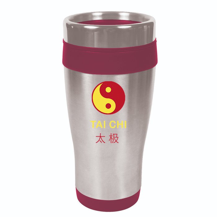 Tai Chi Yin Yang 16oz Travel Tumbler