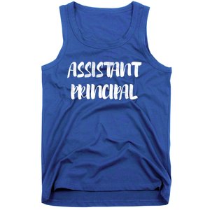 Teacher's Day 100 Days Of School Cool Assistant Principal Funny Gift Tank Top