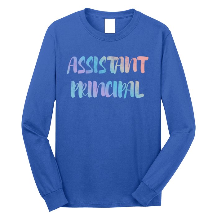 Teacher's Day 100 Days Of School Cool Assistant Principal Gift Long Sleeve Shirt