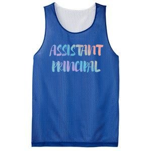 Teacher's Day 100 Days Of School Cool Assistant Principal Gift Mesh Reversible Basketball Jersey Tank