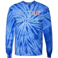 Teacher's Day 100 Days Of School Cool Assistant Principal Gift Tie-Dye Long Sleeve Shirt