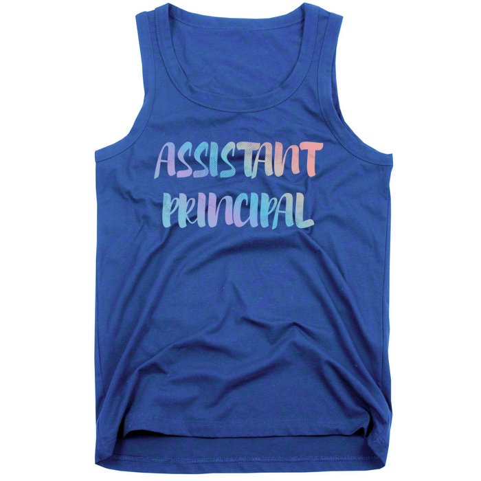 Teacher's Day 100 Days Of School Cool Assistant Principal Gift Tank Top