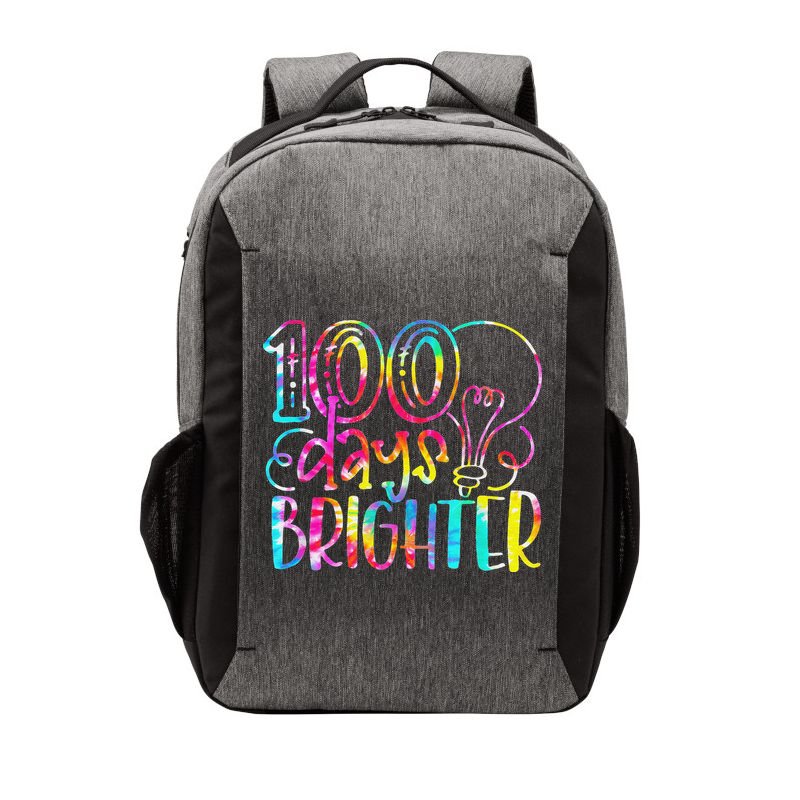 Tie Dye 100 Days Brighter Student Happy 100th Day Of School Vector Backpack