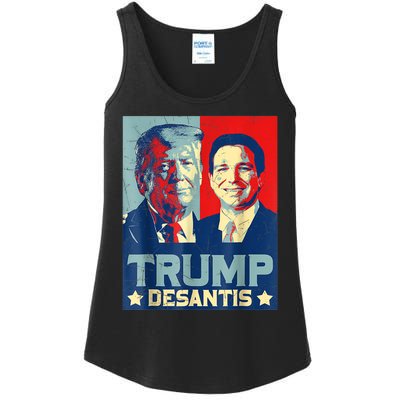 Trump DeSantis 2024 Election Make America Florida Ladies Essential Tank