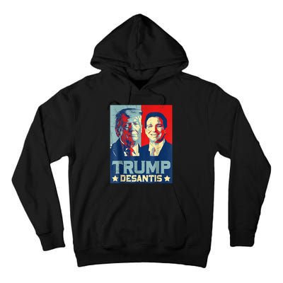 Trump DeSantis 2024 Election Make America Florida Tall Hoodie