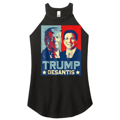 Trump DeSantis 2024 Election Make America Florida Women's Perfect Tri Rocker Tank