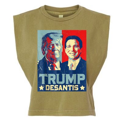 Trump DeSantis 2024 Election Make America Florida Garment-Dyed Women's Muscle Tee