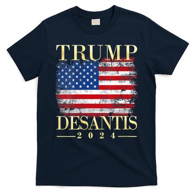 Trump Desantis 2024 Vintage Flag T-Shirt