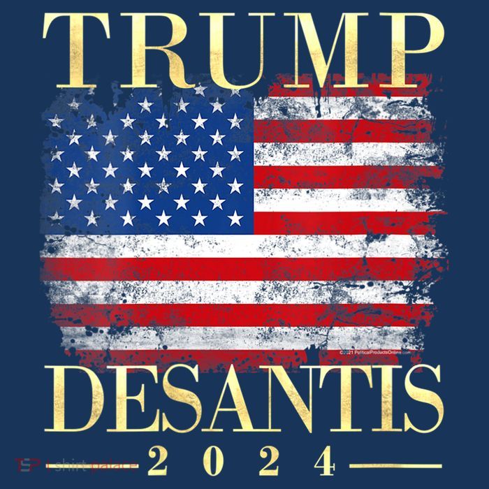 Trump Desantis 2024 Vintage Flag Tall T-Shirt