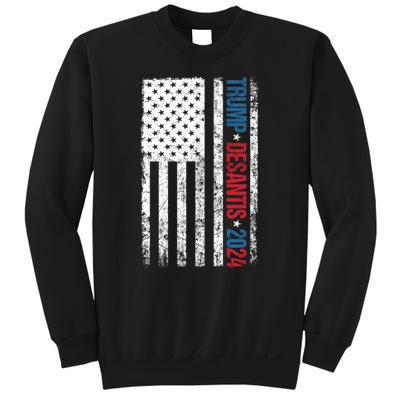 Trump Desantis 2024 American Flag Sweatshirt