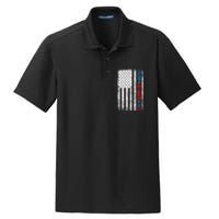 Trump Desantis 2024 American Flag Dry Zone Grid Polo