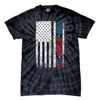 Trump Desantis 2024 American Flag Tie-Dye T-Shirt