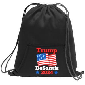 Trump DeSantis 2024 Maga Elect Republican President Trump Sweatshirt Cinch Pack Bag