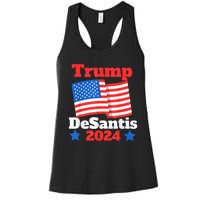 Trump DeSantis 2024 Maga Elect Republican President Trump Women's Racerback Tank