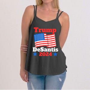 Trump DeSantis 2024 Maga Elect Republican President Trump Women's Strappy Tank