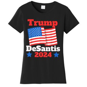 Trump DeSantis 2024 Maga Elect Republican President Trump Women's T-Shirt