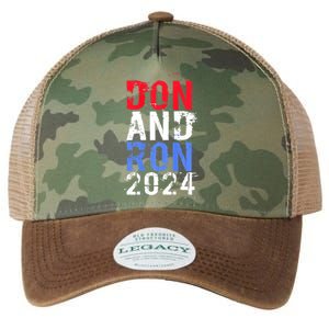 Trump DeSantis 2024 DON AND RON President Republican Party Legacy Tie Dye Trucker Hat