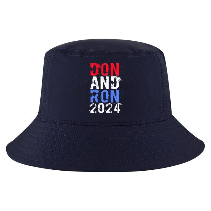 Trump DeSantis 2024 DON AND RON President Republican Party Cool Comfort Performance Bucket Hat