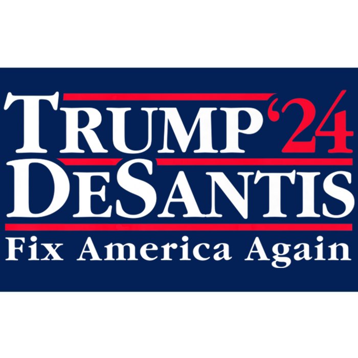 Trump DeSantis 2024 Donald Trump Ron DeSantis For President Bumper Sticker