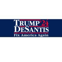 Trump DeSantis 2024 Donald Trump Ron DeSantis For President Bumper Sticker