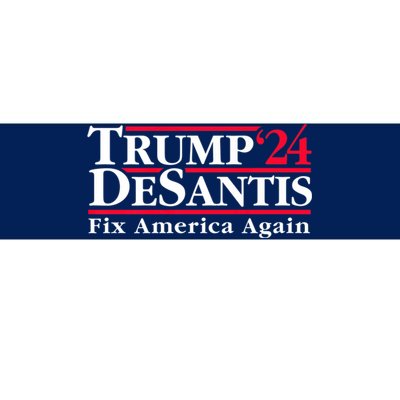 Trump DeSantis 2024 Donald Trump Ron DeSantis For President Bumper Sticker