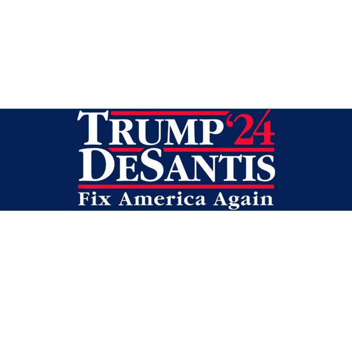 Trump DeSantis 2024 Donald Trump Ron DeSantis For President Bumper Sticker