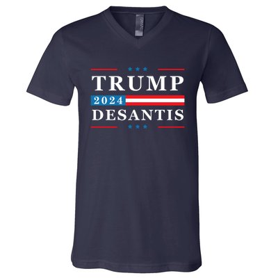 Trump Desantis 2024 Ron Desantis 2024 V-Neck T-Shirt