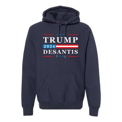 Trump Desantis 2024 Ron Desantis 2024 Premium Hoodie