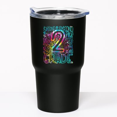 Tie Dye 2nd Grade Typography Team Second Grade Teacher Tumbler