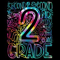 Tie Dye 2nd Grade Typography Team Second Grade Teacher Wool Snapback Cap