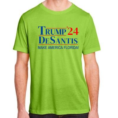 Trump DeSantis 2024 Make America Florida Republican Vintage Adult ChromaSoft Performance T-Shirt