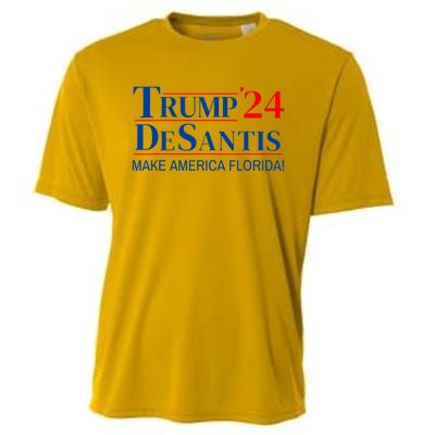 Trump DeSantis 2024 Make America Florida Republican Vintage Cooling Performance Crew T-Shirt