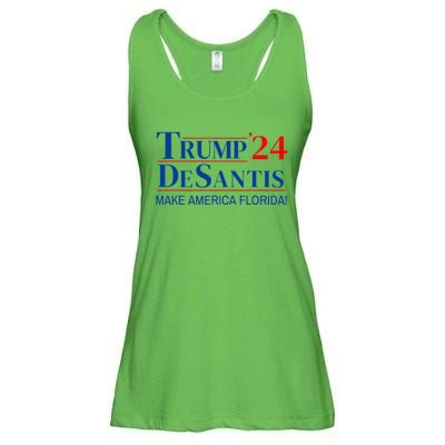 Trump DeSantis 2024 Make America Florida Republican Vintage Ladies Essential Flowy Tank