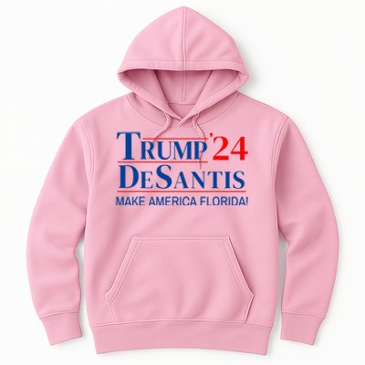 Trump DeSantis 2024 Make America Florida Republican Vintage Hoodie