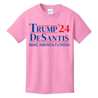 Trump DeSantis 2024 Make America Florida Republican Vintage Kids T-Shirt