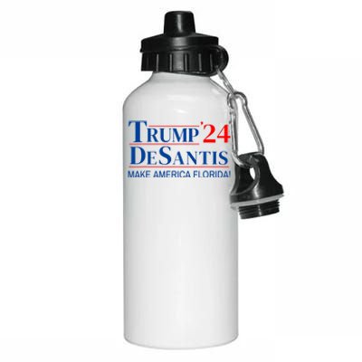 Trump DeSantis 2024 Make America Florida Republican Vintage Aluminum Water Bottle