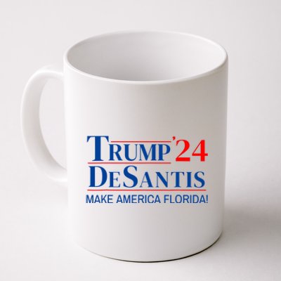 Trump DeSantis 2024 Make America Florida Republican Vintage Coffee Mug