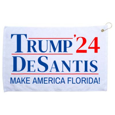 Trump DeSantis 2024 Make America Florida Republican Vintage Grommeted Golf Towel