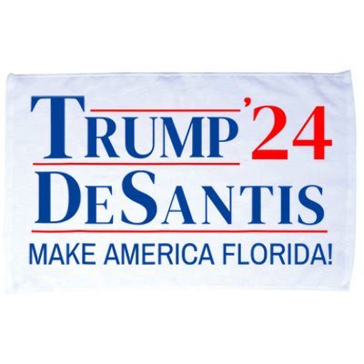 Trump DeSantis 2024 Make America Florida Republican Vintage Microfiber Hand Towel