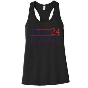 Trump Desantis 2024 Women's Racerback Tank