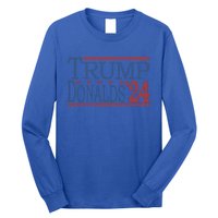 Trump Donalds 2024 Election For Republicans Trump 2024 Cool Gift Long Sleeve Shirt