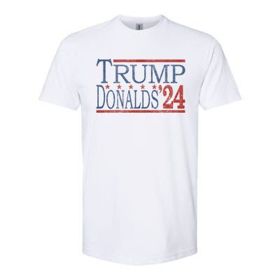 Trump Donalds 2024 Election For Republicans Trump 2024 Cool Gift Softstyle CVC T-Shirt