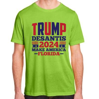 Trump Desantis 2024 Make America Florida Graphic Adult ChromaSoft Performance T-Shirt