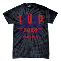 Trump Desantis 2024 Make America Florida Graphic Tie-Dye T-Shirt