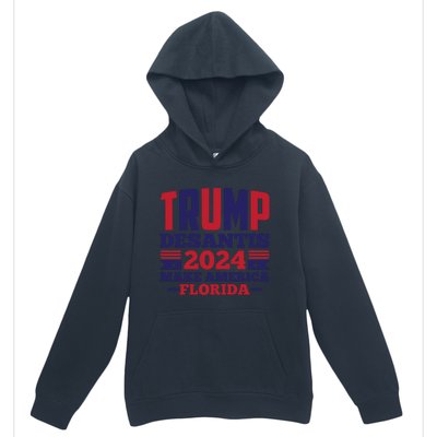 Trump Desantis 2024 Make America Florida Graphic Urban Pullover Hoodie