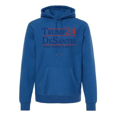 Trump Desantis 2024 Election 2024 Donald Trump The Return Gift Premium Hoodie