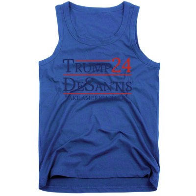 Trump Desantis 2024 Election 2024 Donald Trump The Return Gift Tank Top