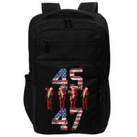 Trump Dance 45 47 American Flag Xmas Pajamas Impact Tech Backpack