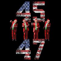 Trump Dance 45 47 American Flag Xmas Pajamas Impact Tech Backpack