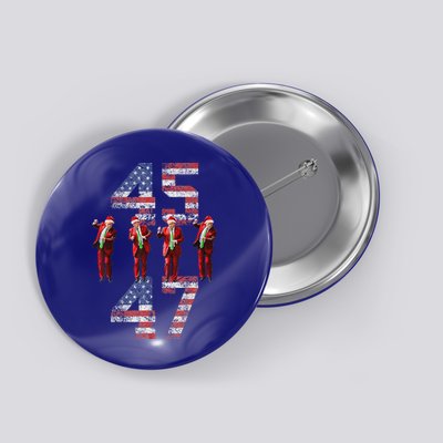 Trump Dance 45 47 American Flag Xmas Pajamas Button